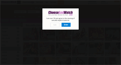 Desktop Screenshot of chooseandwatch.com